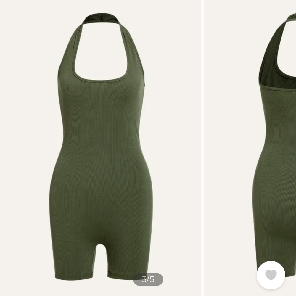 Halter neck romper